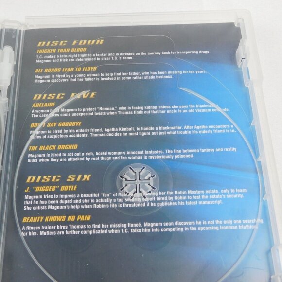 Magnum P.I. Season One 6 DVD Set 2012 Tom Selleck 18 Episodes Action VG+ - Picture 10 of 10